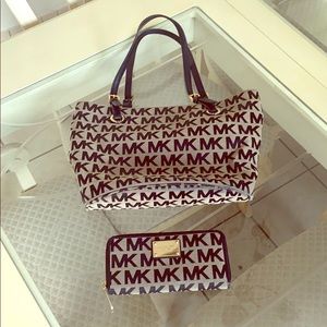 Michael Kors purse and wallet